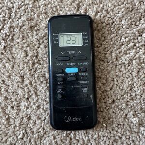 Midea RS61C1 ICEFU1 Remote Control Black for Air Conditioner Home Appliances